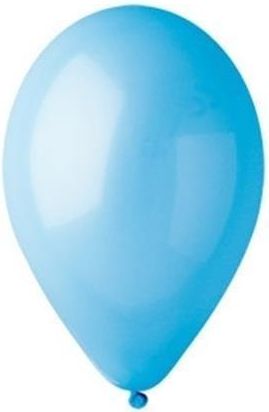 Balónek, světle modrá, 26 cm, bal. 10 ks - obrázek 1