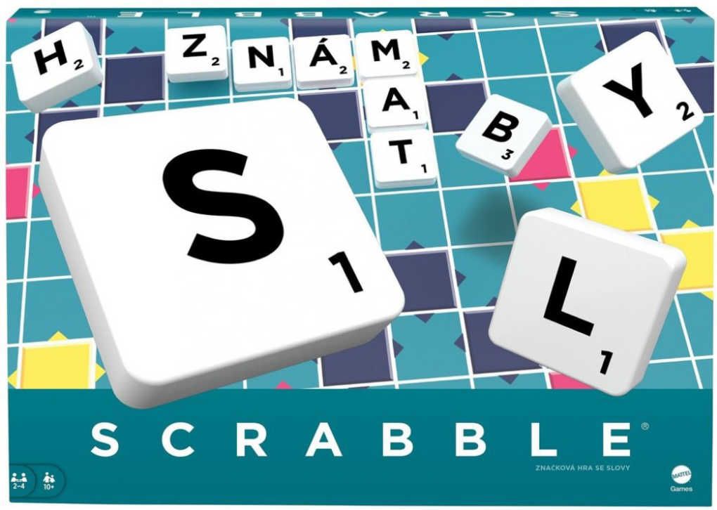 MATTEL Hra SCRABBLE české ORIGINÁL * SPOLEČENSKÉ HRY * - obrázek 2
