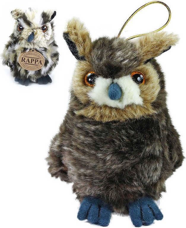 Plyšová sova mini 12cm - obrázek 1