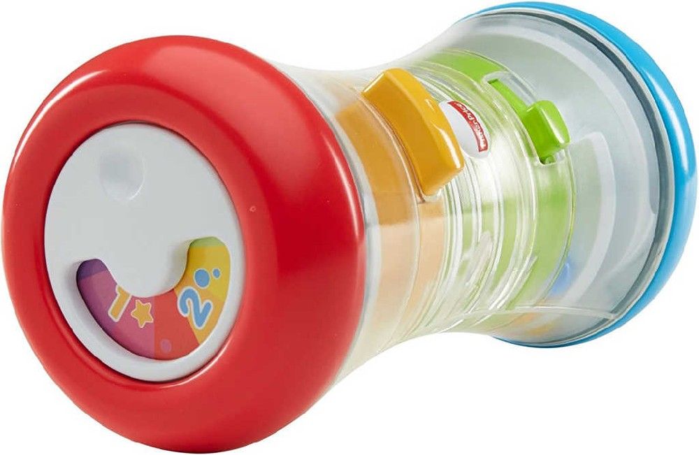 FISHER PRICE Baby věž s aktivitami zábavné chrastítko s kuličkami 3v1 pro mimink - obrázek 3