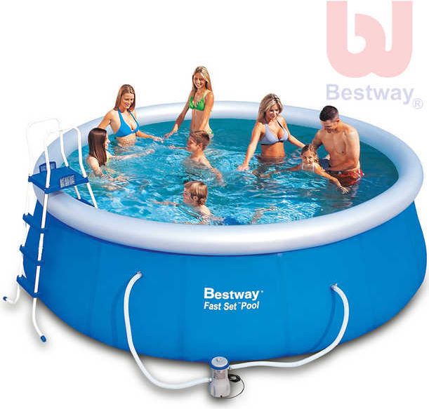 ACRA Bazén samostavěcí - 457 x 107 cm s příslušenstvm Bestway - obrázek 1