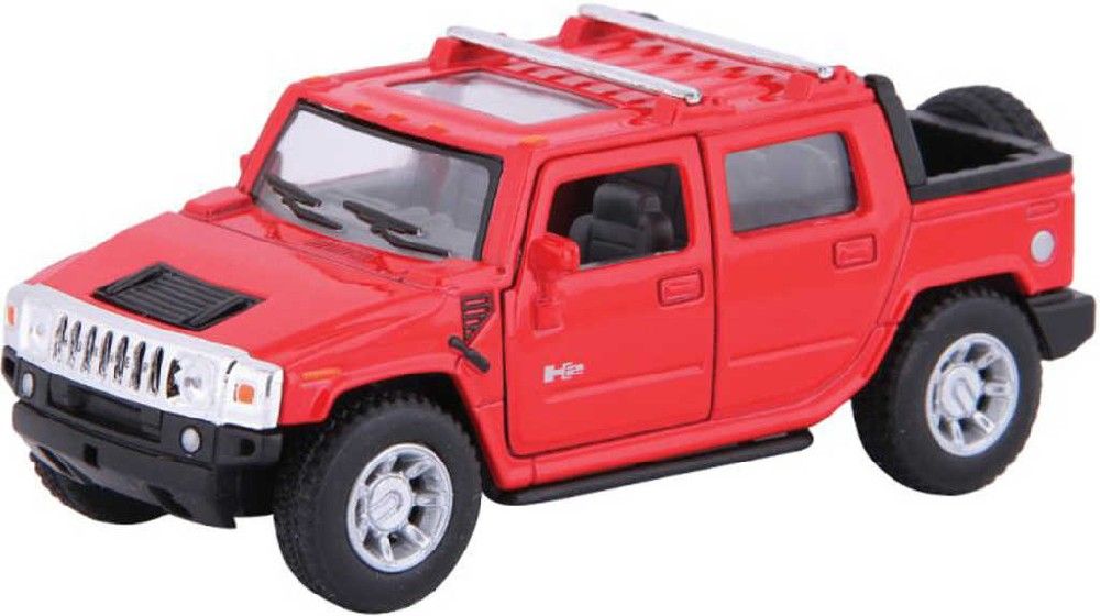 KINSMART Auto model 1:40 Hummer H2 Sut 2005 zpětný nátah kov 13cm 4 barvy - obrázek 6