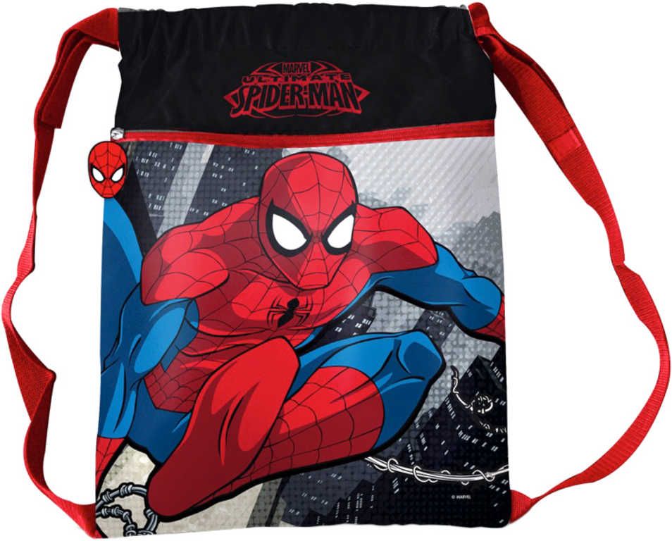 Batoh dětský klučičí Spiderman velký pytlík v sáčku - obrázek 1