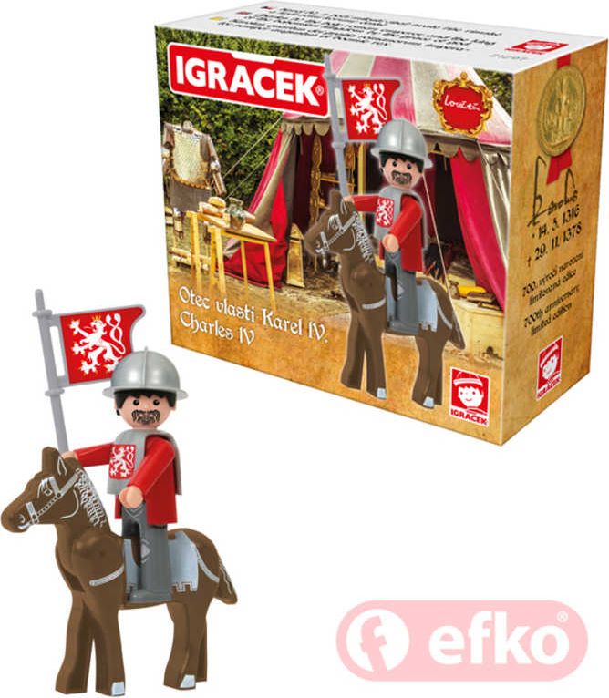 EFKO IGRÁČEK Karel IV figurka speciální edice STAVEBNICE - obrázek 1