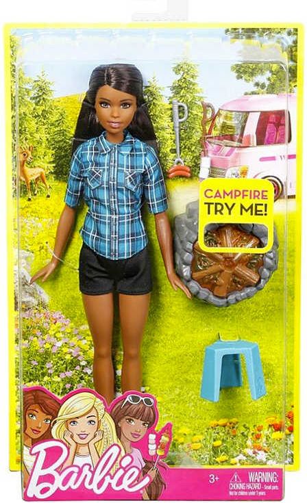MATTEL BRB Panenka Barbie 32cm u táboráku set s doplňky Světlo Zvuk 2 druhy - obrázek 2