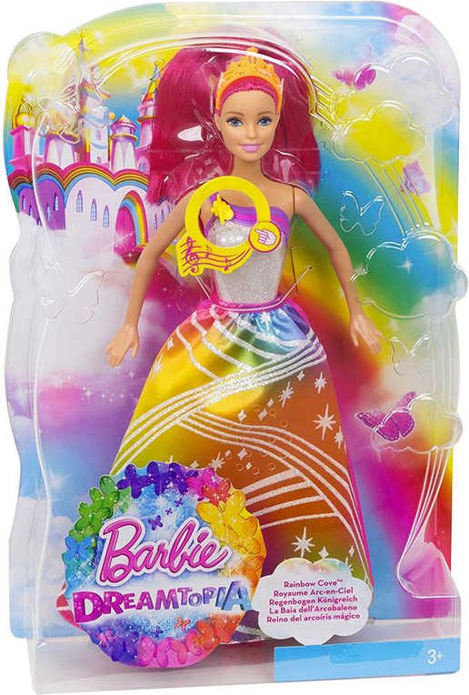 MATTEL BRB Panenka Barbie princezna duhová na baterie Světlo Zvuk - obrázek 2