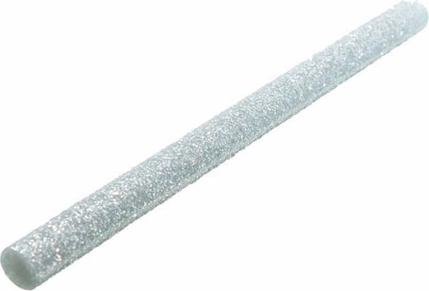 Lepicí tyčinka do tavné pistole, stříbrná, se třpytkami, 3ks, 7x200 mm, bal. 3 ks - obrázek 1