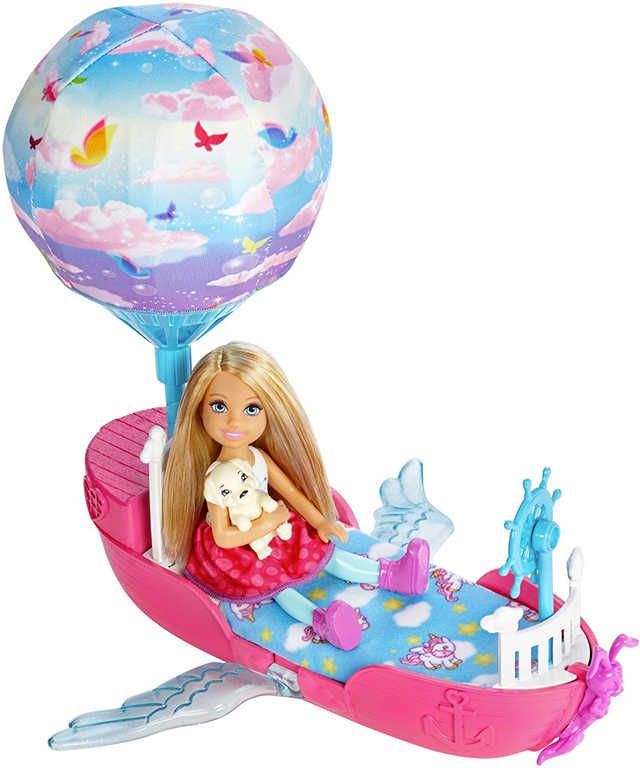 MATTEL BRB Panenka Barbie Kouzelná loď snů herní set s doplňky plast v krabici - obrázek 3