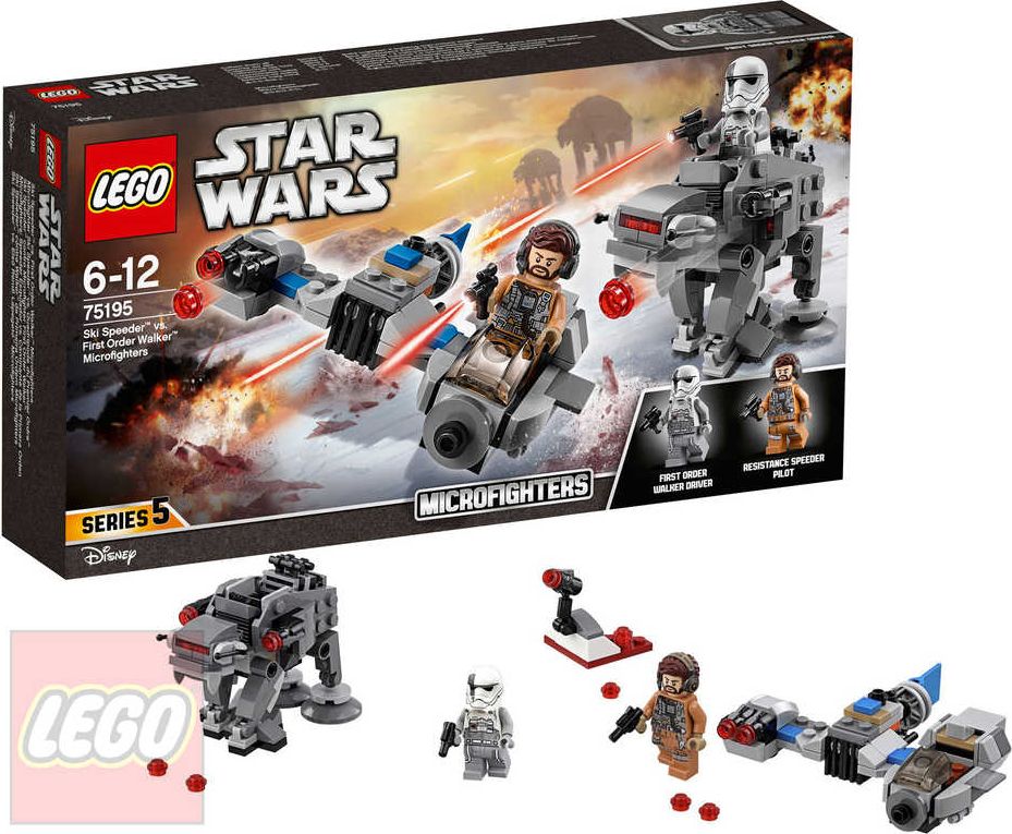 LEGO 75195 Star Wars™ Snežný spídr™ a kráčející kolos Prvního řádu™ - obrázek 1