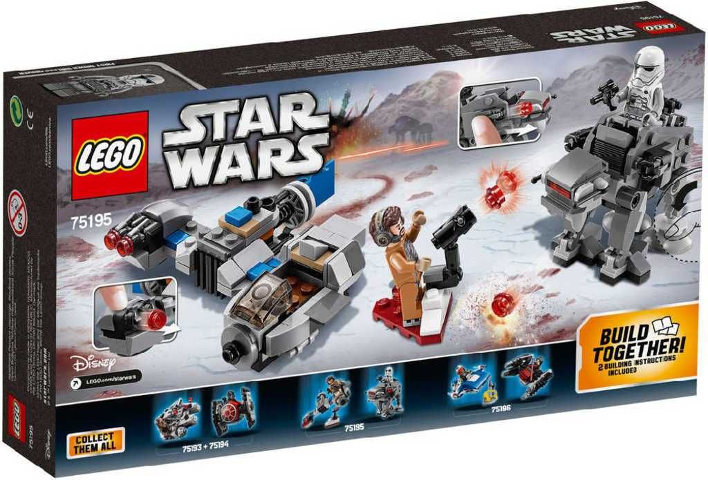 LEGO 75195 Star Wars™ Snežný spídr™ a kráčející kolos Prvního řádu™ - obrázek 3