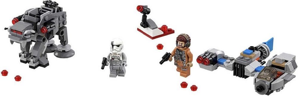LEGO 75195 Star Wars™ Snežný spídr™ a kráčející kolos Prvního řádu™ - obrázek 8