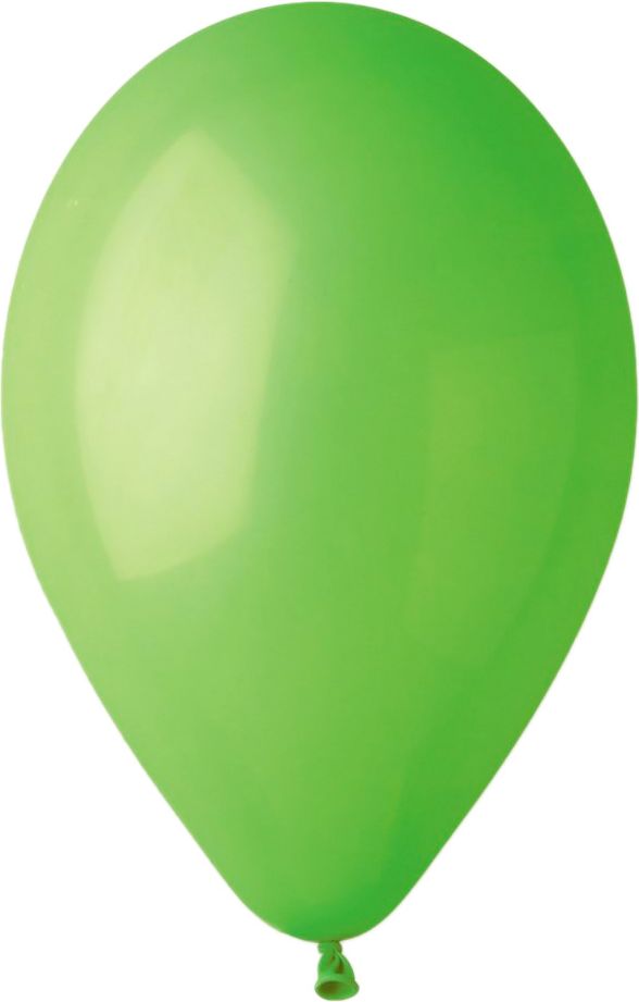 GEMAR Balónek nafukovací kulatý 28/90cm zelený pastelový G90-12 - obrázek 1