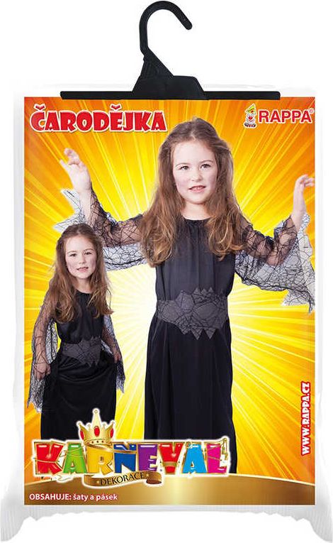Karnevalový kostým čarodějnice černá vel. S - obrázek 4
