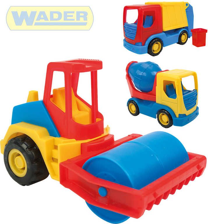 WADER Tech Truck baby funkční stavební auto 25cm plast 5 druhů - obrázek 1