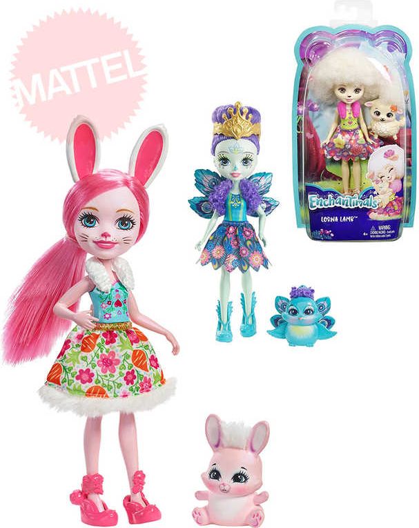 MATTEL Enchantimals set panenka 15cm + zvířátko 6 druhů - obrázek 1