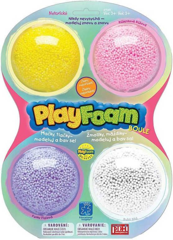 PEXI PlayFoam modelína pěnová boule dětská modelína set 4 ks - obrázek 1