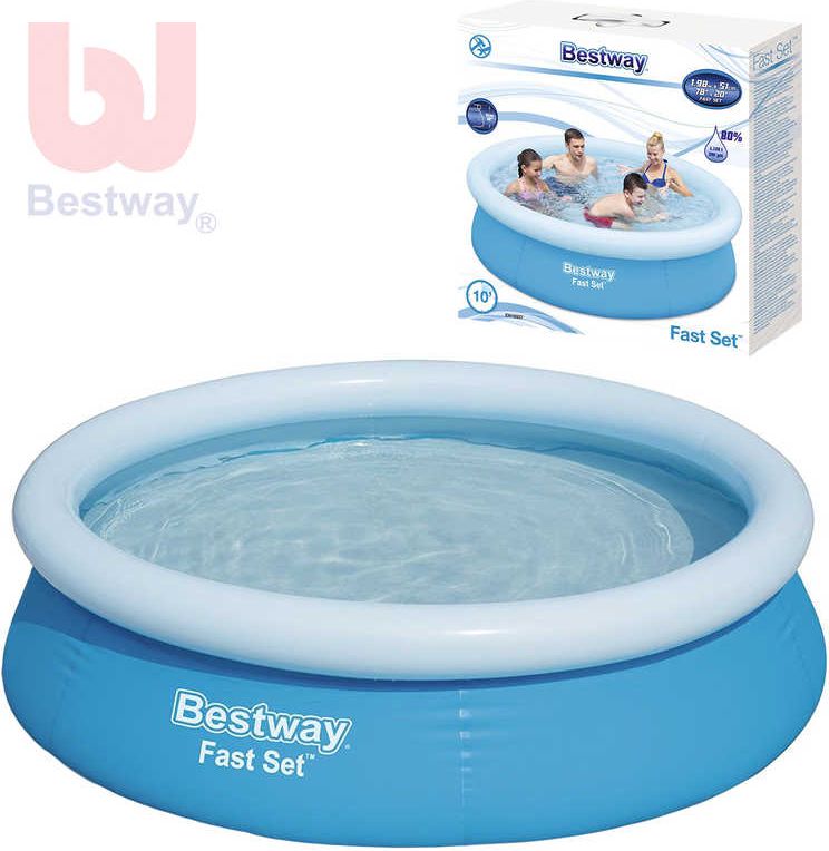 BESTWAY Bazén kulatý samostavěcí expanzní 198x51cm jednokomorový - obrázek 1