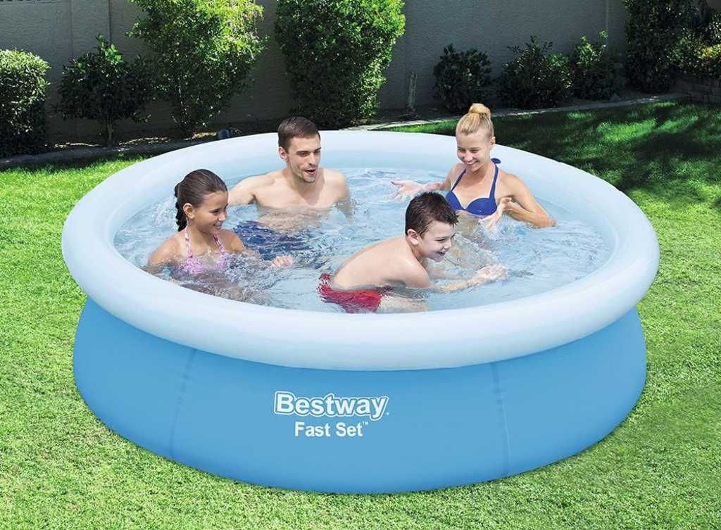 BESTWAY Bazén kulatý samostavěcí expanzní 198x51cm jednokomorový - obrázek 3