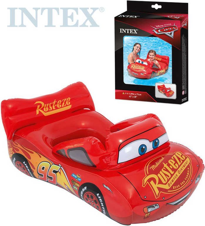 INTEX Auto nafukovací Cars (Auta) dětské plavidlo do vody - obrázek 1