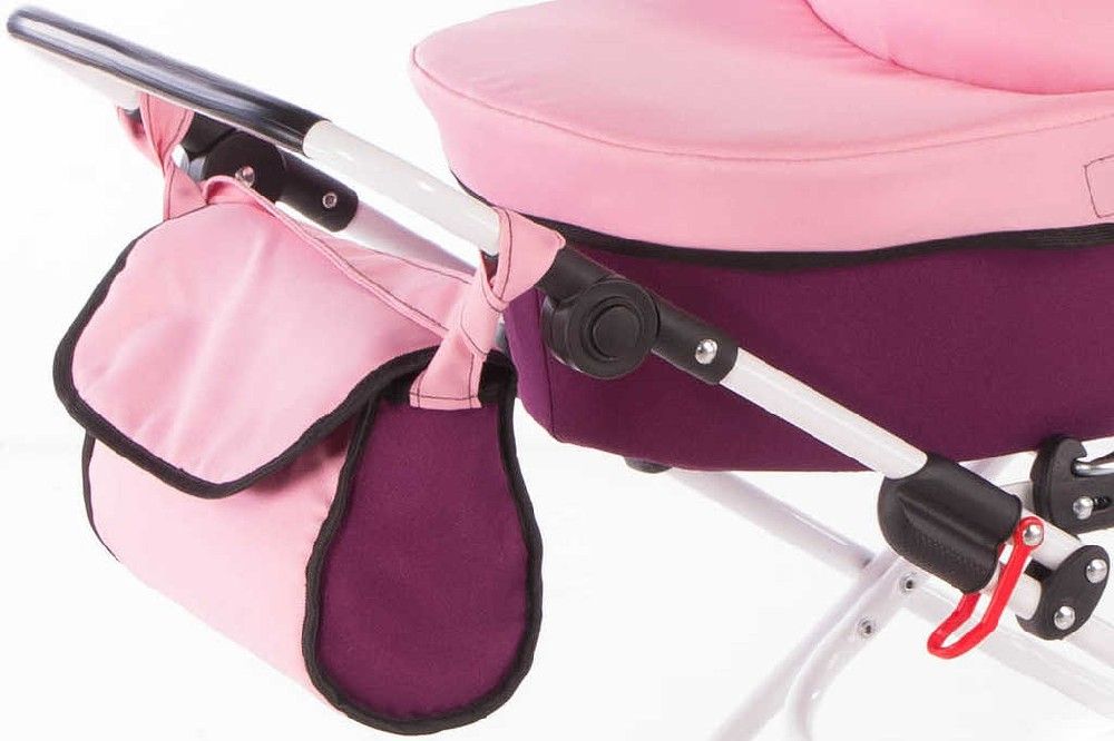 BAYER Kočárek dětský hluboký VIVA PINK pro panenku miminko - obrázek 2