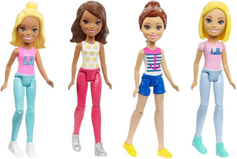 MATTEL BRB Barbie On The Go mini panenka kloubová 8cm různé druhy - obrázek 4