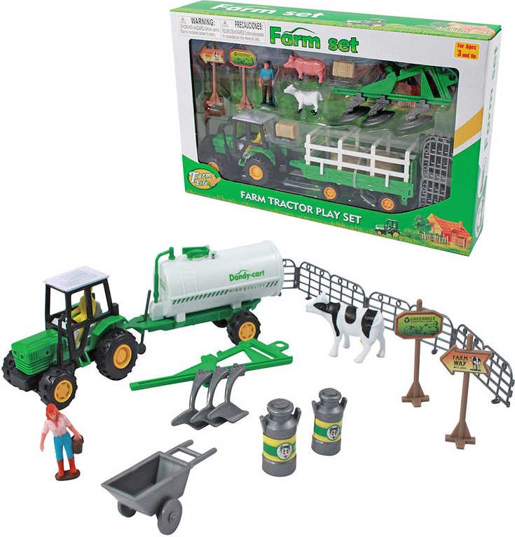 Farmářský set s traktorem - 2 druhy - obrázek 1