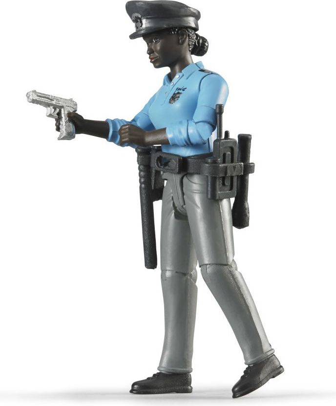 BRUDER 60431 Bworld Figurka ŽENA policistka černoška - obrázek 2