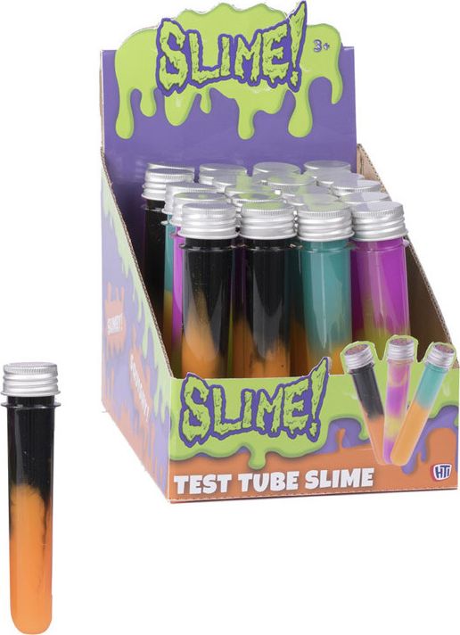 Sliz Slime zábavný zkumavka s víčkem 3 barvy - obrázek 1