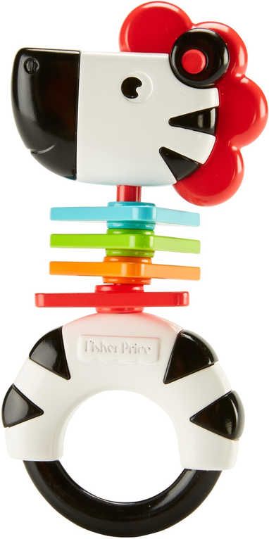 FISHER PRICE Baby zvířátko chrastítko / kousátko 4 druhy pro miminko - obrázek 2
