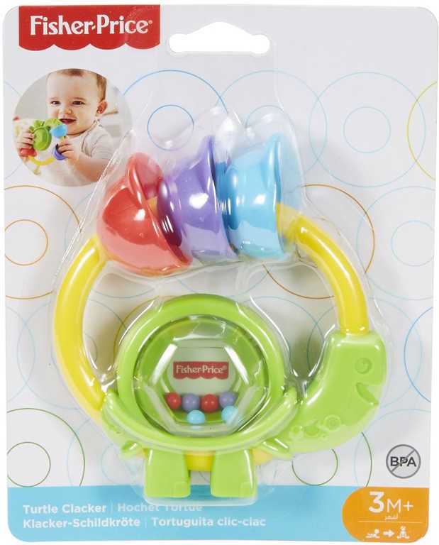 FISHER PRICE Baby zvířátko chrastítko / kousátko 4 druhy pro miminko - obrázek 8