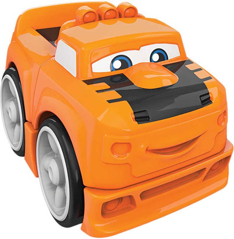 MEGA BLOKS Baby auto závodní k sestavení 3 dílky pro miminko 5 druhů - obrázek 2