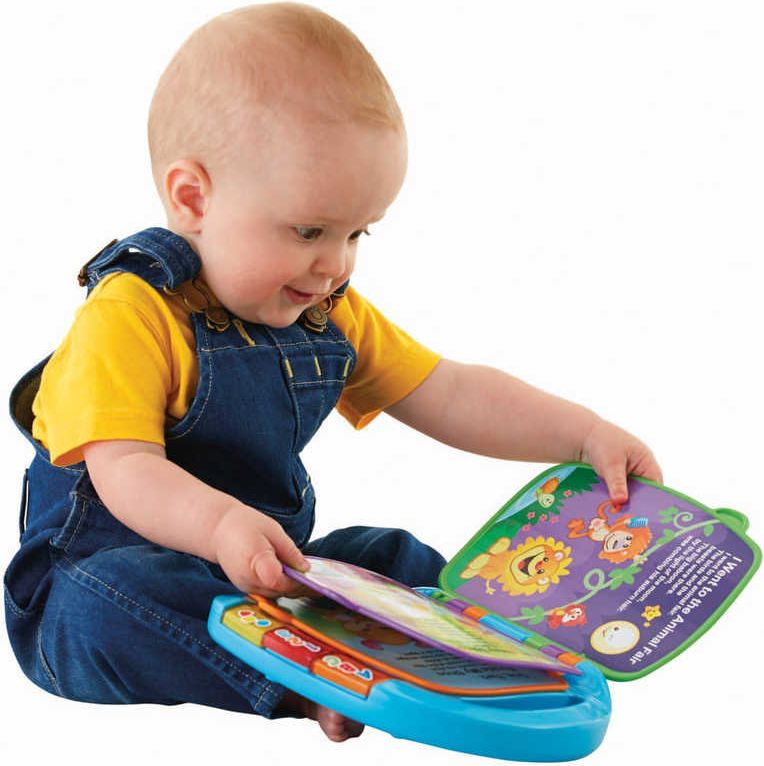 FISHER PRICE Baby knížka hudební učíme se říkanky CZ na baterie Světlo Zvuk - obrázek 2