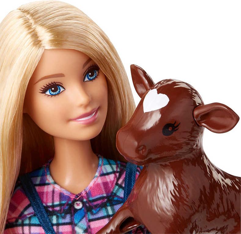 MATTEL BRB Panenka Barbie farmářka set s traktorem a doplňky plast - obrázek 2