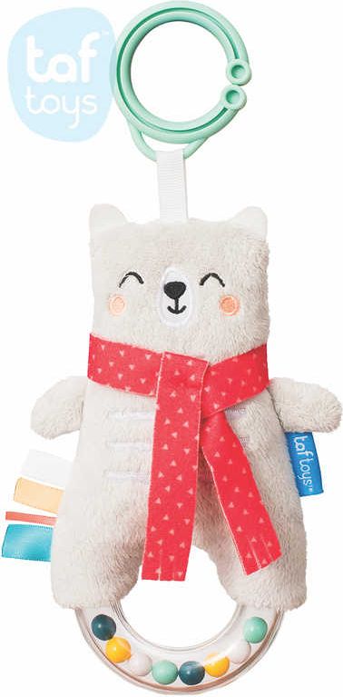 TAF TOYS Baby medvídek Paul závěsné chrastítko pro miminko - obrázek 1