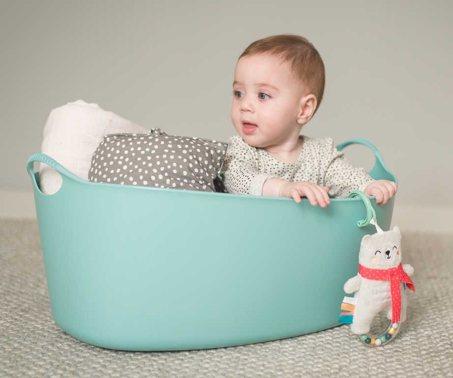 TAF TOYS Baby medvídek Paul závěsné chrastítko pro miminko - obrázek 2