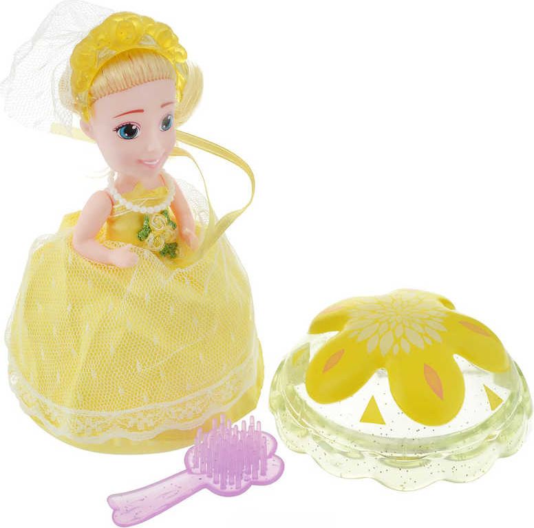 Panenka nevěsta dortík 2v1 Cupcake 15cm v kornoutu vonící svatební 12 druhů - obrázek 4