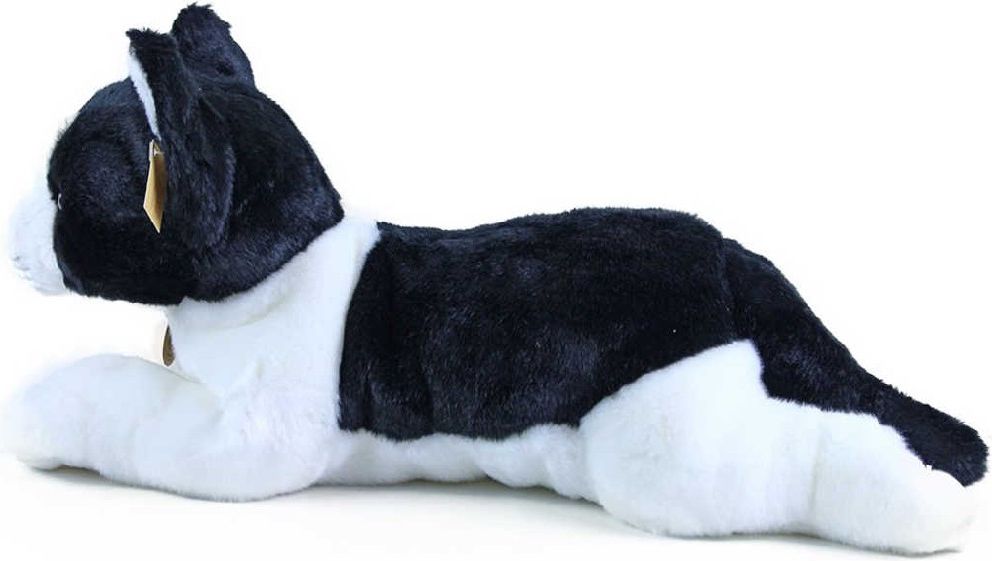 RAPPA kočka ležící černo bílá 35 cm - obrázek 3