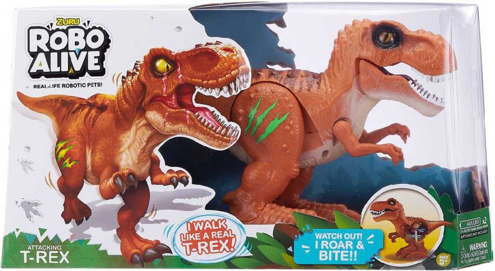 EP line ZURU Robo Alive dinosaurus zvířátko na baterie reaguje na dotek realistický vzhled 2 barvy - obrázek 2