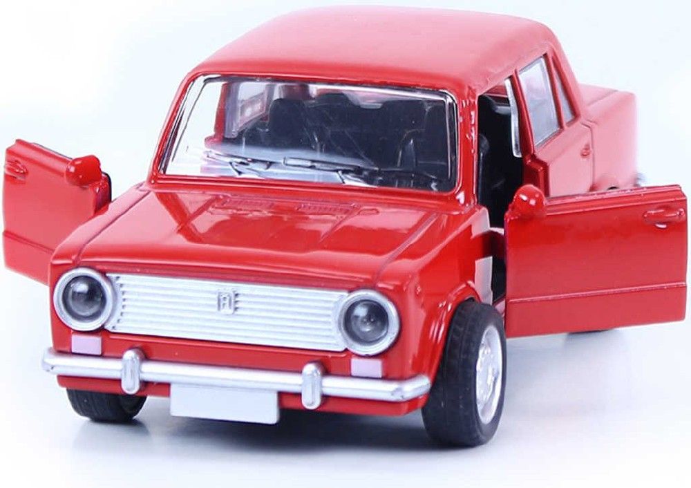 Auto retro model Lada 12cm kovové zpětný nátah 3 barvy v krabičce - obrázek 3
