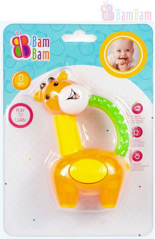 ET BAM BAM Baby chrastítko LOS kousátko pro miminko - obrázek 1