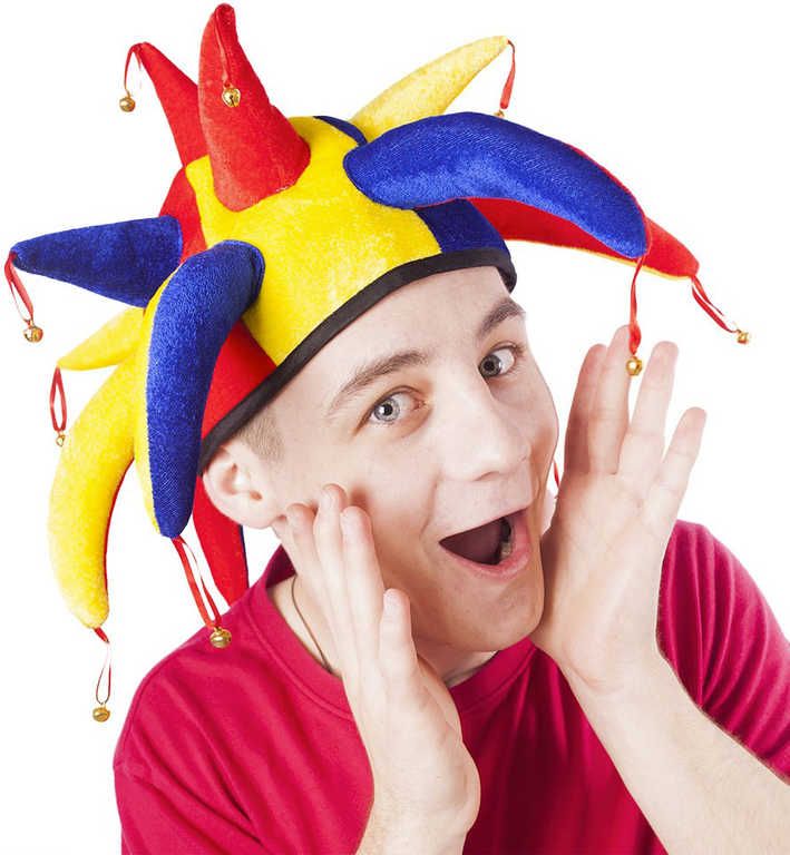 Čepice šašek / joker dospělý - obrázek 2