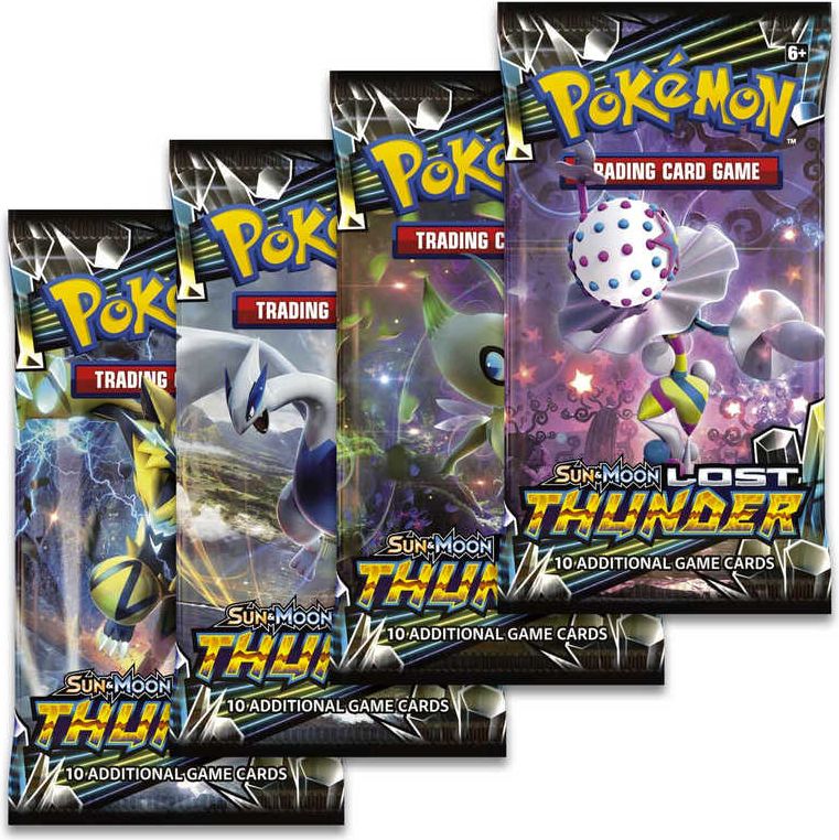 ADC HRA Karty doplňkové Pokémon SM8 Lost Thunder Booster 10 náhodných karet - obrázek 1