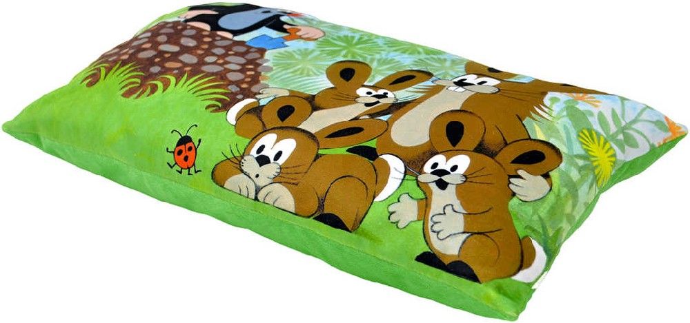 MORAVSKÁ ÚSTŘEDNA Polštář Krtek 45x30cm Se zajíci *PLYŠOVÉ HRAČKY* - obrázek 2