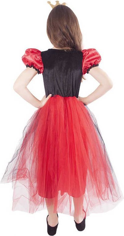 KARNEVAL Šaty Princezna srdce vel.L (128-150 cm) 8-10 let KOSTÝM - obrázek 4