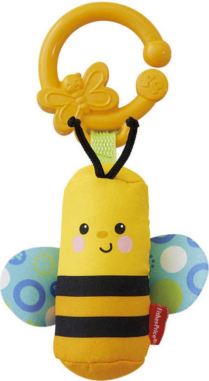 FISHER PRICE Baby chrastítko ZOO zvířátko na kartě pro miminko 6 druhů - obrázek 4