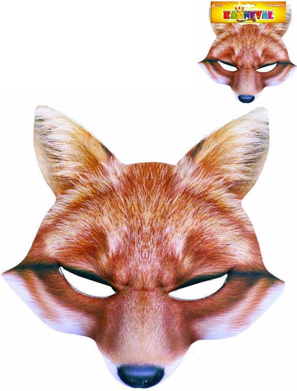 KARNEVAL Maska liška KARNEVALOVÝ DOPLNĚK - obrázek 1