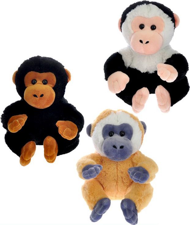 PLYŠ Opice sedící 16cm 3 barvy *PLYŠOVÉ HRAČKY* - obrázek 1