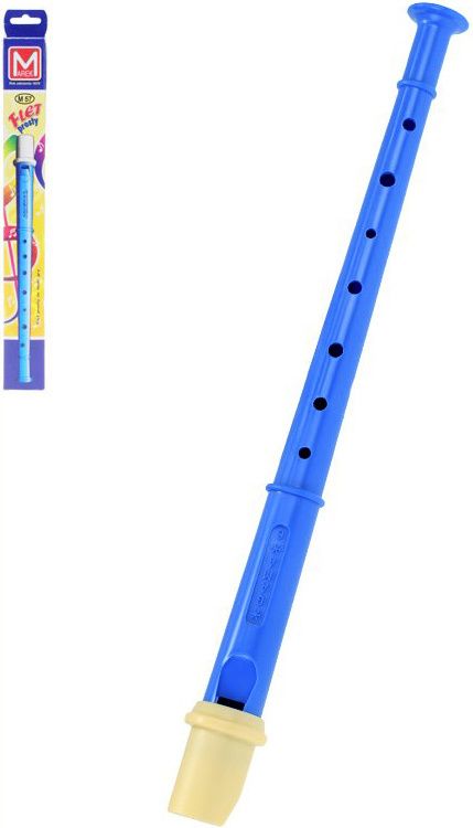 Flétna dětská plastová 33cm v krabičce 4 barvy *HUDEBNÍ NÁSTROJE* - obrázek 1
