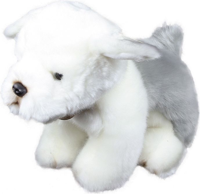 PLYŠ Pes Bobtail 23 cm sedící pejsek * PLYŠOVÉ HRAČKY * - obrázek 1