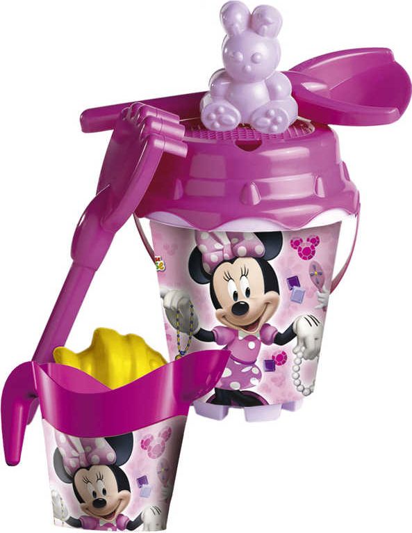 UNICE Set na písek Mickey / Minnie kyblík s konvičkou a nástroji 6ks plast 2 druhy - obrázek 2